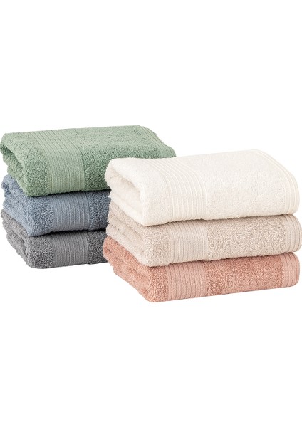 Balera 6'lı El / Yüz Havlu Seti - Renkli indirimleri