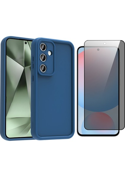 Samsung Galaxy A16 Kılıf Kamera Korumalı Zore Ananas Kapak + Hayalet Ekran Koruyucu