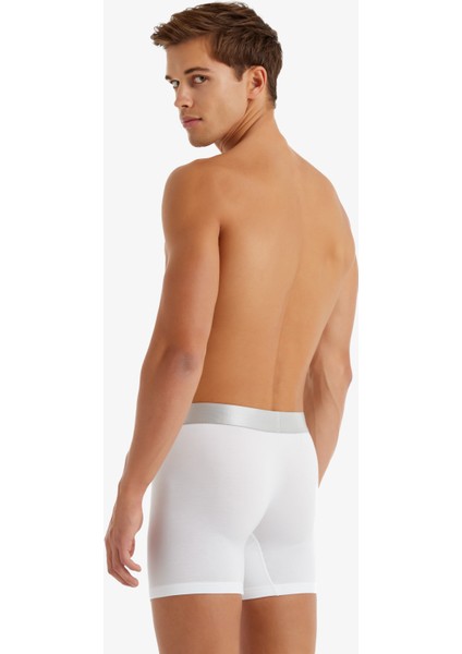 Erkek Modal Elastan Boxer Silver 9303 - Beyaz fiyatları