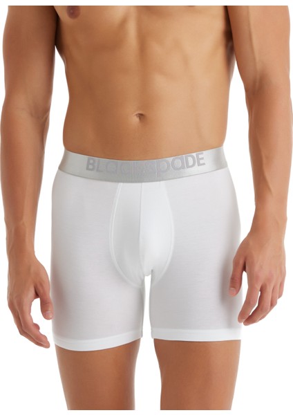 Erkek Modal Elastan Boxer Silver 9303 - Beyaz modelleri