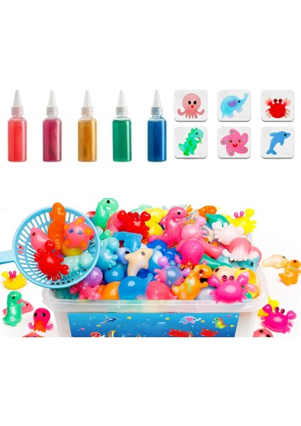 Magic Water Elf Aqua Gel Sihirli Su Oyuncak Seti 5 Renk Jel Şişe 6 Kalıp fiyatları