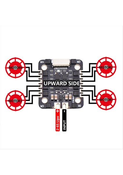 EM40A Blheli S DSHOT600 2-6s 40A 4&#39 Ü 1 Arada Fırçasız Esc 20X20MM Fpv Yığın Freestyle Mikro Tip Drone Dıy Parçaları (Yurt Dışından) fiyatları