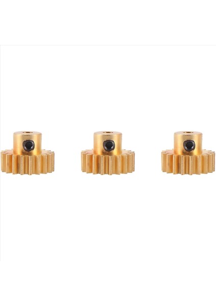 3pcs 3 175MM Mil Pirinç Pinyon Motor Dişli 32DP 48DP 64DP M0 8 1/10 1/8 Rc Araç 3650 3660 19T (Yurt Dışından)