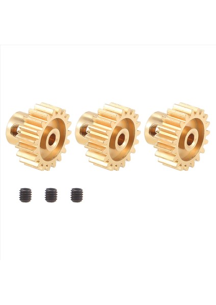 3pcs 3 175MM Mil Pirinç Pinyon Motor Dişli 32DP 48DP 64DP M0 8 1/10 1/8 Rc Araç 3650 3660 19T (Yurt Dışından) fiyatları