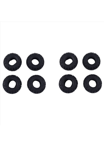 8pcs 55X24MM 1 0 1/18 1/24 Için Kauçuk Lastik Tekerleği Lastiği (Yurt Dışından)