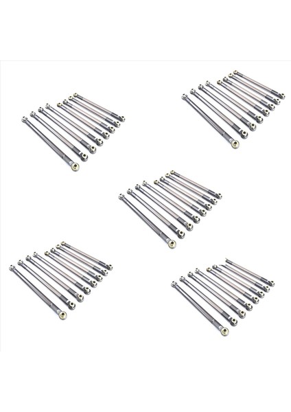MN86S MN86 MN86KS MN86K Mn G500 Yükseltme Parçaları 40PCS Metal Çekme Çubuk Bağlantı Çubuğu Bağlantı 1/12 Rc Araç Aksesuarları Titanyum (Yurt Dışından)