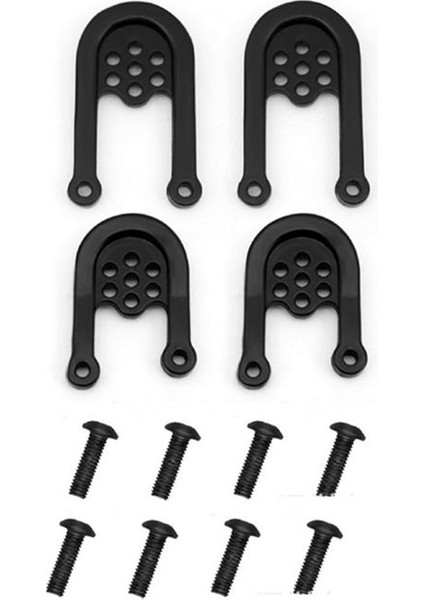 D90 SCX10 Tf2 Metal Ön ve Arka Şok Emicileri Için 1/10 Simülasyon Tırmanışı (Ayarlanabilir Lik ve Açı) (Yurt Dışından)