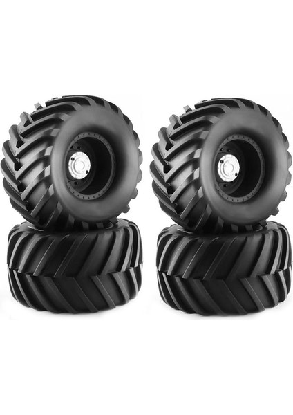 1/10 Süper Tekerlekler Lastikler 133X73MM Kamyon Lastikleri 1 10 Rc Canavar Kamyonu Mk2 Eksenel Kyosho Tamiya Hpı Trax Yedek Parça A (Yurt Dışından)
