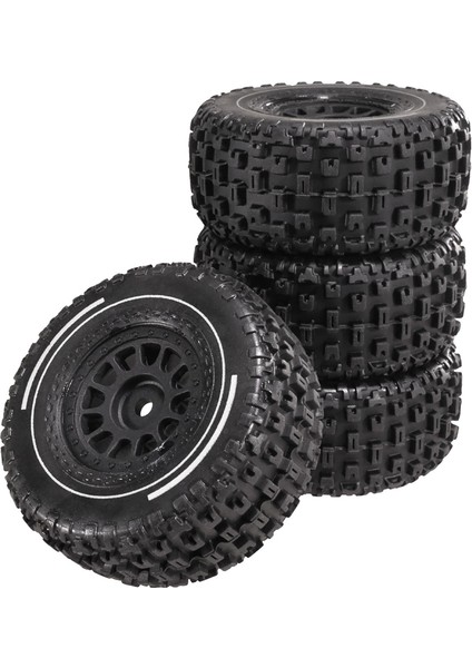 4pcs 65MM Lastik Lastik Lastik 12MM 1/14 Mjx 14301 14302 14303 Rc Araba Yükseltme Parçaları Aksesuarları Siyah (Yurt Dışından) fiyatları