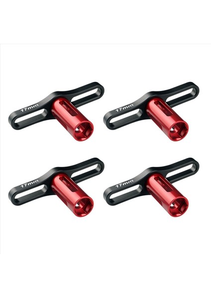 4x Metal 17MM Tekerlekli Fındık Kolu 1 8 Off-Road Rc Araba Canavar Kamyonu Traxxas X-Maxx Zirvesi E-Revo (Yurt Dışından)