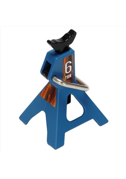 3x Metal Jack Simülasyon Simülasyon Mini Oyuncak 1/10 Rc Craıl Kamyon Araç Trx4 SCX10 Simülasyon Tırmanma Araçları Mavisi (Yurt Dışından)