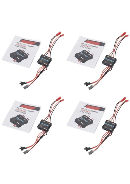 Wpl C24 C34 Mn D90 MN99S MN86S Rc Araç Yükseltme Parçaları Için 4x 40A Fırça Esc Hız Kontrolörü (Yurt Dışından)
