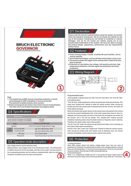 Wpl C24 C34 Mn D90 MN99S MN86S Rc Araç Yükseltme Parçaları Için 4x 40A Fırça Esc Hız Kontrolörü (Yurt Dışından) fiyatları