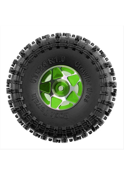 4pcs 63MM 1 0inch Beadlock Tekerlek Lastik 1/18 1/24 Rc Craıl Car TRX4M SCX24 FCX24 Yükseltme Parçaları Aksesuarları Siyah (Yurt Dışından) fırsatları