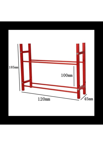 Rc Drift Arabalar Için 2x 1/10 Tekerlek Jantlar Raf ve Sürüklenme Lastik Rafları Paletli SCX10 Trx4 Kırmızı (Yurt Dışından) fiyatları