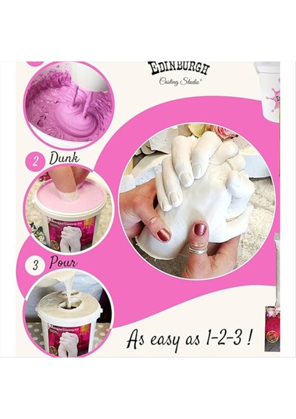 El Döküm Çiftleri Iki Dıy Anneler Günü El Yapımı Kalıp Için Gerçekçi Taş Heykel (Yurt Dışından) fiyatları