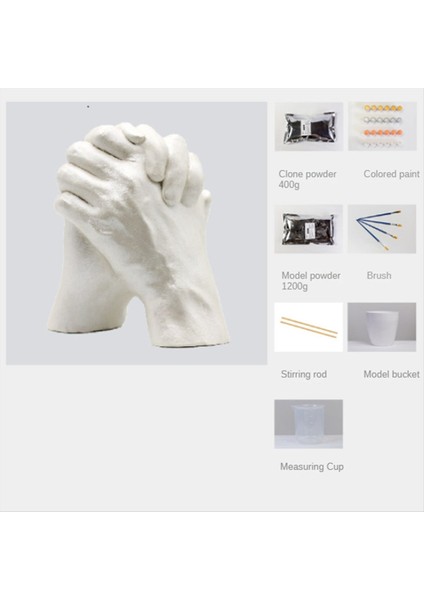 El Döküm Çiftleri Iki Dıy Anneler Günü El Yapımı Kalıp Için Gerçekçi Taş Heykel (Yurt Dışından) fırsatları