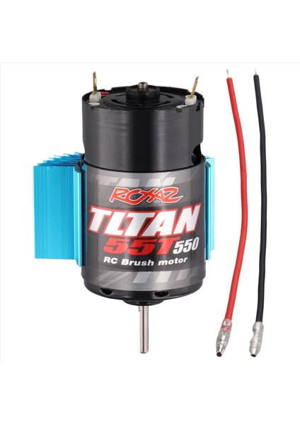 1 10 Için Isı Lavabolu 550 Fırçalanmış Motor Paletli Eksenel SCX10 AXI03007 Jl 90046 Slash Trx4 Trx6 55T (Yurt Dışından)