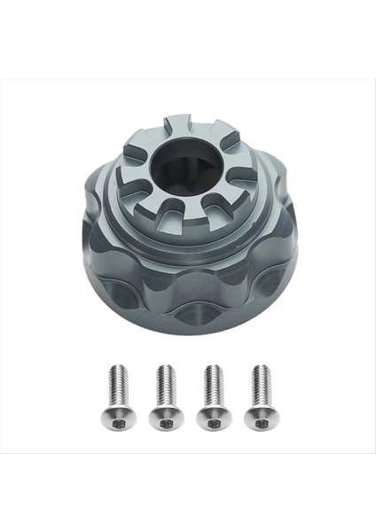 1/10 Traxxas Trx-4 82056-4 Alüminyum Alaşım Ön ve Arka Evrensel Diferansiyel Kasa Parçası TRX4011 Titanyum (Yurt Dışından)