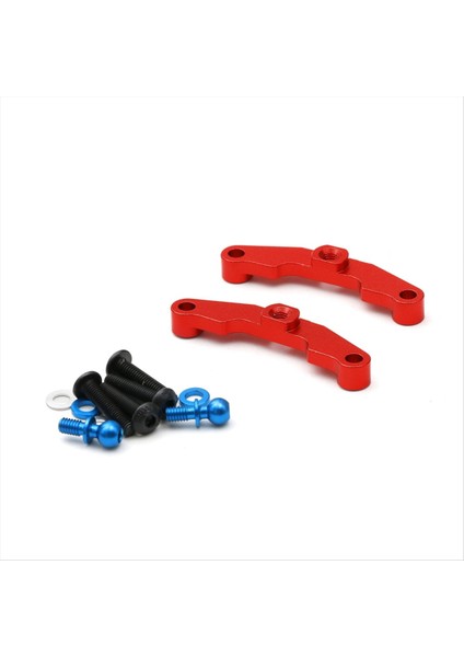 Rc Araba Yükseltme Dalga Kutusu Itme Çubuk Braket Kiti 54651 Tamiya TT02 Type-S Type-S Rc Araba Yükseltme Aksesuarları Kırmızı (Yurt Dışından)