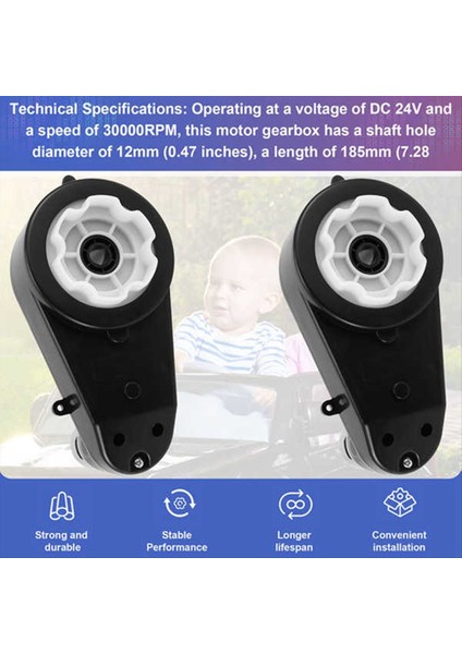 2pcs RS555 Çocuklar Toys Araba Motors Gearbox 24V 40000RPM Çocuklar Araba Tekerlekleri Gearbox Dc Motor Uzaktan Kumanda Araba Için (Yurt Dışından) fiyatları