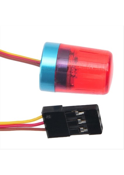 2pcs Çok Function Rc LED Flash Işıklar Alarm Lambası Flaş 1/14 Rc Tamiya Traktör Rc Kamyon Kırmızı (Yurt Dışından) fırsatları