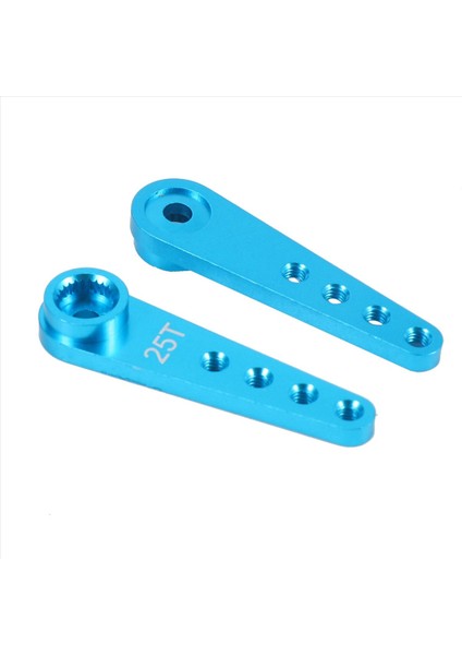 20PCS 37MM 25T Metal Uzatma Direksiyon Servo Kol Korsası Rc Araç Paletli Parçalar Mavi (Yurt Dışından) modelleri