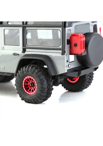 4pcs 1 0 Inç Metal Beadlock Tekerlek Hub Tekerlek Jant 1/18 1/24 Rc Craıl Car TRX4M Axıal SCX24 AX24 Parçalar Kırmızı (Yurt Dışından) modelleri