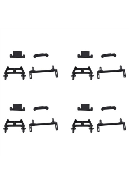 4x Ön ve Arka Kabuk Sütun Gövdesi Montaj Montajı 16280 16281 Mjx Hepyer Go 16207 16208 16209 16210 H16 H16H H16E H16P (Yurt Dışından)