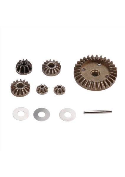 1/16 Rc Araç Yedek Parçaları Işlenmiş Metal Gürlü Dişliler ve Diff Pinyonlar ve Fark Dişliler HBX16890A (M16103) Için Geçerlidir (Yurt Dışından)