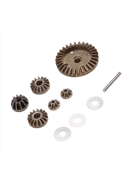 1/16 Rc Araç Yedek Parçaları Işlenmiş Metal Gürlü Dişliler ve Diff Pinyonlar ve Fark Dişliler HBX16890A (M16103) Için Geçerlidir (Yurt Dışından) fiyatları