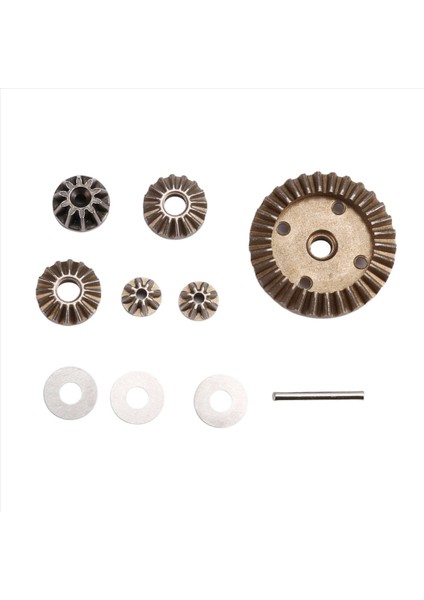 1/16 Rc Araç Yedek Parçaları Işlenmiş Metal Gürlü Dişliler ve Diff Pinyonlar ve Fark Dişliler HBX16890A (M16103) Için Geçerlidir (Yurt Dışından) modelleri