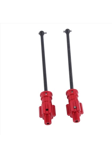 2pcs Widemaxx Çelik Genişletilmiş Şaft Cvd 1/10 Traxxas Maxx Widemaxx Rc Araba Yükseltme Parçaları Kırmızı (Yurt Dışından) fırsatları