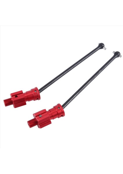 2pcs Widemaxx Çelik Genişletilmiş Şaft Cvd 1/10 Traxxas Maxx Widemaxx Rc Araba Yükseltme Parçaları Kırmızı (Yurt Dışından) indirimleri