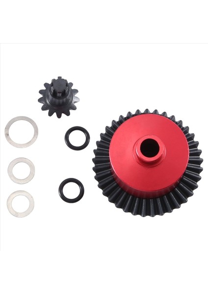 Arrma Için Metal Çelik Beevel Dişli Diferansiyel Kılıf 1/8 Typhon Infraktion 1/10 Senton Granit Kraton Vorteks Kırmızı (Yurt Dışından)