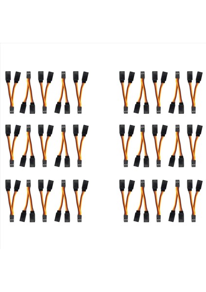 30 Pcs Jr/futaba Style Servo 1 Ila 2 Y Harness Dahası Ayrıştırıcı Kablosu Erkek Rc Modelleri Için Kadın Uzatma Kurşun Teli 7cm (Yurt Dışından)