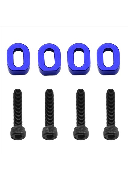 Traxxas Için Vidalar Kiti ile Alüminyum Alaşım Sabit Motor Taban Takviyesi 1/5 X-Maxx 6s Canavar Kamyon Aksesuarları Mavi (Yurt Dışından)