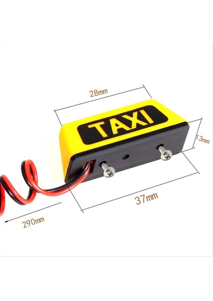 Taksi Araba Çatı Işığı Rc Araba Için Evrensel 1/10 Rv 1/8 Tırmanma Aracı Off-Road Aracı Dıy Retrofit Rc Araba R160 Mavi (Yurt Dışından) fiyatları