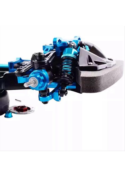 Tamiya TT01 TT02 Metal Hidrolik Şok Emici Şok Emici Cnc Uzaktan Kumanda Aracı 55MM Kırmızı (Yurt Dışından) modelleri