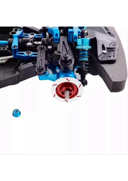 Tamiya TT01 TT02 Metal Hidrolik Şok Emici Şok Emici Cnc Uzaktan Kumanda Aracı 55MM Kırmızı (Yurt Dışından) fırsatları