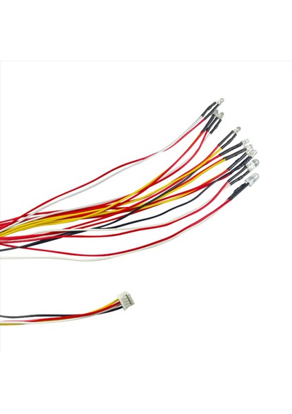 30 LED Işık 6 Kırmızı 12 Sarı 12 Beyaz Wpl D12 D12 D42 1/10 Rc Araba Yükseltme Parçaları Dekorasyon Aksesuarları (Yurt Dışından) fırsatları