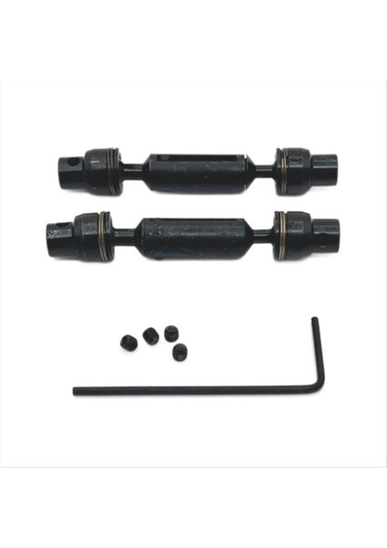 Rc Araba Yükseltme Ön Arka Şaftı 1/16 Wpl C64 C74 Rc Araç Yükseltme Parçaları Siyah (Yurt Dışından)