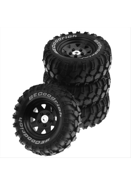 93MM Metal 1 9 Inç Beadlock Tekerlek 1/10 Rc Paletli Araç Traxxas Üçgen Delik 12MM Adaptör Siyah Için Set (Yurt Dışından)