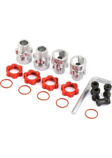 Traxxas SLASH2WD Için Rustler Stampede Bandit 4WD 12 Ila 17MM Birleştirici Oyuncak Araba Yükseltme Kiti Siyah (Yurt Dışından) modelleri