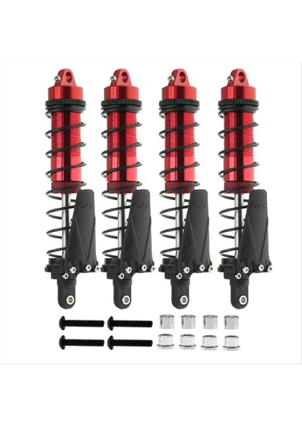 Metal 110MM Şok Emici Yağ Damper 1/10 Rc Prwler Arak Axıal SCX10 AXI03007 RBX10 D90 Trx4 Kırmızı (Yurt Dışından)