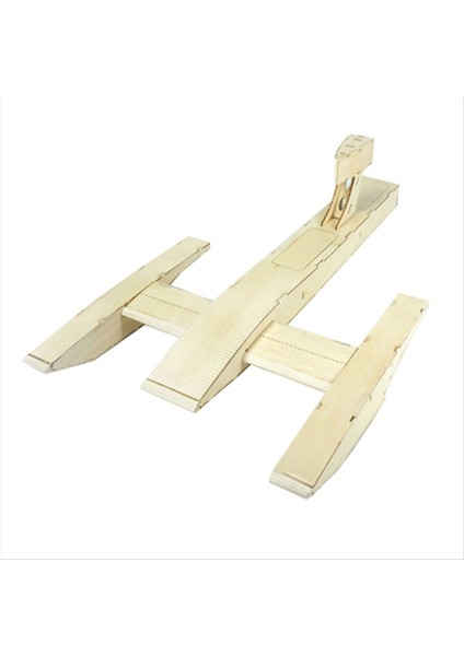 Ahşap Elektrikli Rc Hızlı Tekne Hava Tekne Hız Yarışı Tekne Radyo Kontrollü Dıy Bina Kitleri Tek Model (Yurt Dışından)