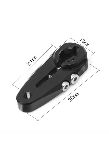 2pcs 25T Cnc Alüminyum Alaşım Metal Uzatma Direksiyon Servo Kol Boynuz Araç Model Gemisi Genel Metal Kol Rocker Kolu (Yurt Dışından) modelleri