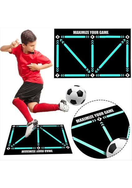 Futbol Ayak Sesi Eğitim Mat Futbol Antrenman Mat Kaymaz Anti-Şok Emme Eğitim Mat (Yurt Dışından) fiyatları