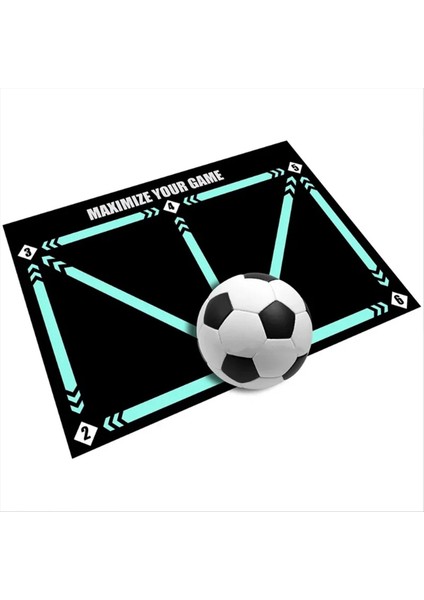 Futbol Ayak Sesi Eğitim Mat Futbol Antrenman Mat Kaymaz Anti-Şok Emme Eğitim Mat (Yurt Dışından) fırsatları