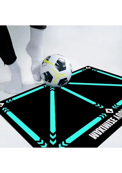 Futbol Ayak Sesi Eğitim Mat Futbol Antrenman Mat Kaymaz Anti-Şok Emme Eğitim Mat (Yurt Dışından) indirimleri